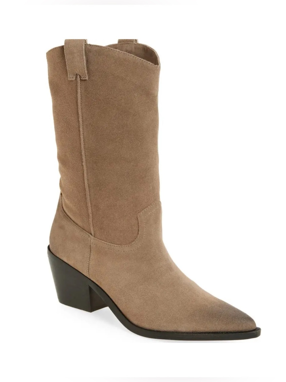 Steve Madden Suede Stetson Western Boots (Size: 7.5)